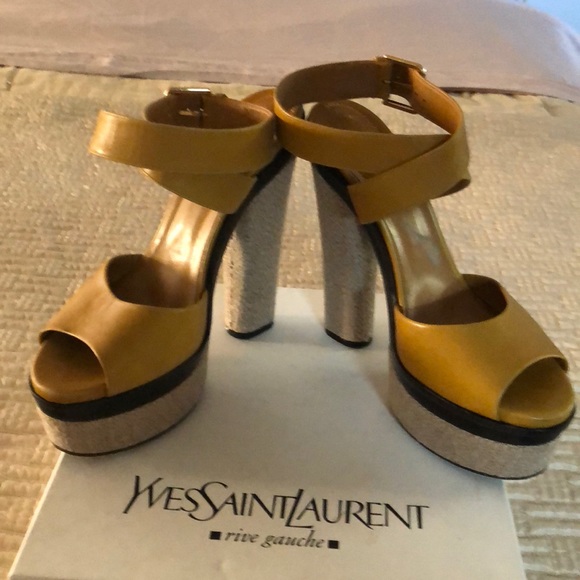 YSL Open Toe Heels - Picture 3 of 8